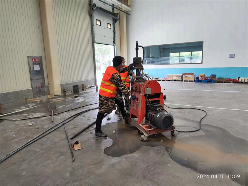 获嘉厂房地面下沉塌陷注浆加固施工